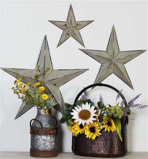 metal stars wall decor